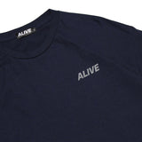 Alive Industry 22 Logo T-Shirt Navy