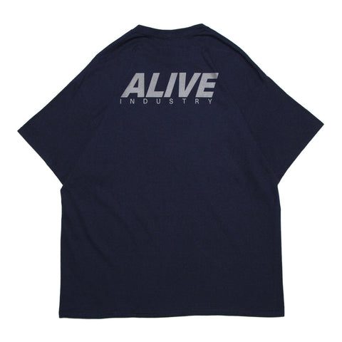 Alive Industry 22 Logo T-Shirt Navy