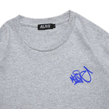 Alive Industry B Tagging T-Shirt Marl Grey