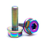 WH41 Titanium Female Axle Nuts 10mm (2 Pieces)