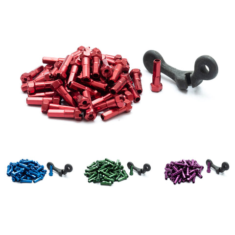 GSPORT Taper-Hex 14G Spoke Nipples 16mm