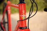 Fairdale Rocketship Gravel Frame Gloss Blood Orange 650b/700c