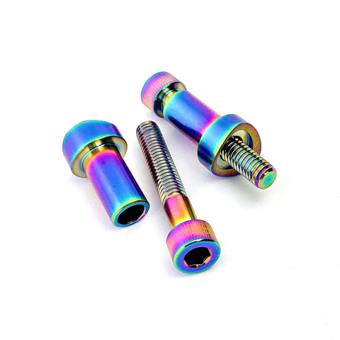 WH41 Titanium Brake Mount M6 Rainbow (2 Pieces)