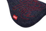 Odyssey Big Stitch Slim Pivotal Seat Denim with Red Embroidery