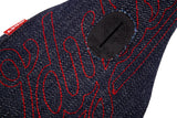 Odyssey Big Stitch Slim Pivotal Seat Denim with Red Embroidery