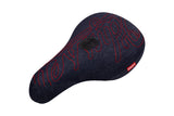 Odyssey Big Stitch Fat Pivotal Seat Denim with Red Embroidery