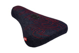 Odyssey Big Stitch Fat Pivotal Seat Denim with Red Embroidery