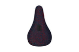 Odyssey Big Stitch Fat Pivotal Seat Denim with Red Embroidery