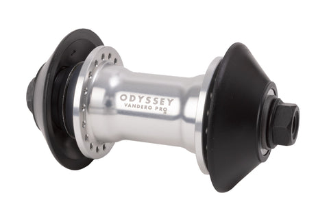 Odyssey Vandero Pro Front Hub Black w/Hub Guards Silver