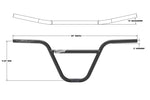 Odyssey Boss Handlebars Matte Black 9.25"