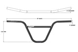 Odyssey Boss Handlebars Matte Black 9.25"
