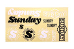 Sunday Assorted Sticker Pack