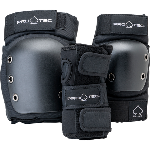 Pro-Tec Street Gear 3-Pack Open-Back Black