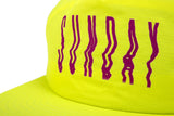 Sunday High Wave Nylon Hat Safety Green/Purple