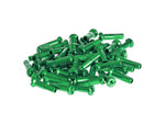 WH41 Pro Alloy Spoke Nipples Green 14mm