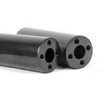 Bone Deth Side Pipe Chromoly Peg Dead Black 4.3"