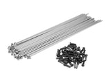 WH41 14G Stainless Silver Spokes & Nipples Set