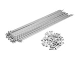 WH41 14G Stainless Silver Spokes & Nipples Set