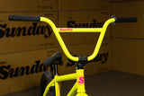 Sunday Forecaster FC (Aaron Ross Signature) Complete BMX Gloss Fluorescent Yellow TT20.5"
