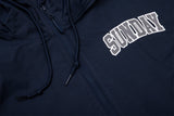 Sunday Blockhead Windbreaker Anorak Jacket Navy