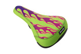 Sunday Flames Fat Cruiser Railed Seat Green/Purple
