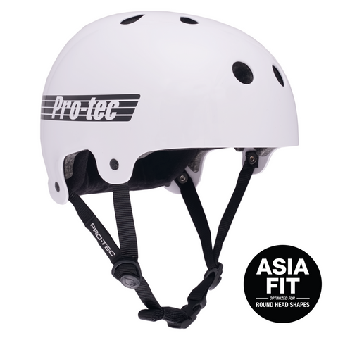 Pro-Tec Old School Low Pro (Certified) Helmet Gloss White