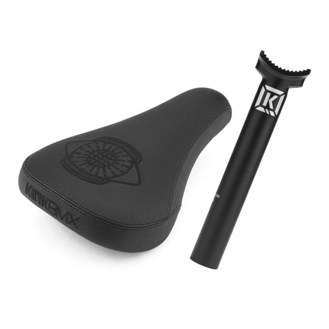 Kink Global Stealth Pivotal Seat and Seat Post Black Combo