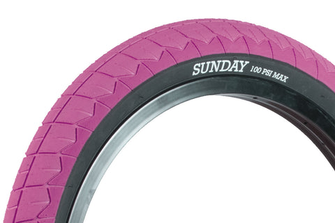 Sunday Current V2 Tire Pink/Black 20x2.4"