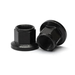 WH41 Chromoly Male Axle Nuts Black 14mm