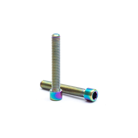 WH41 Titanium Frame Chain Tensioner Screws Rainbow (2 Pieces)