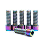 WH41 Titanium Stem Bolts Rainbow (6 Pieces) Standard