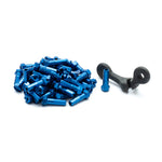 GSPORTTaper-Hex Spoke Nipples Blue 16mm