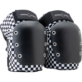 Pro-Tec Street Knee Pads Open Back Black Checkers