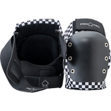 Pro-Tec Street Knee Pads Open Back Black Checkers