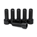 WH41 Titanium Stem Bolts Black (6 Pieces) USA Spec