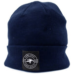 Animal Posted Beanie Navy