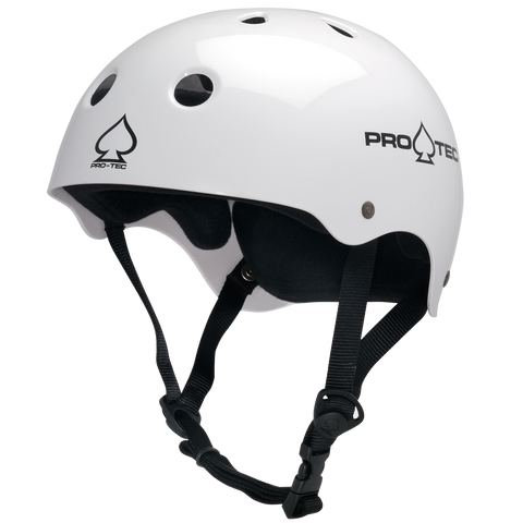 Pro-Tec Classic Skate Helmet Gloss White